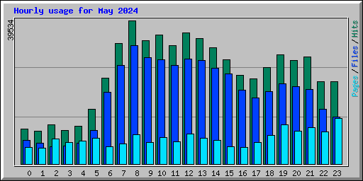 Hourly usage for May 2024